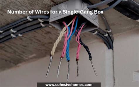 how many output lines from a junction box|how many wires for junction box.